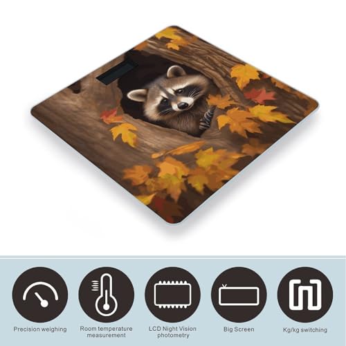 Báscula digital inteligente para baño con vidrio templado miniatura 3