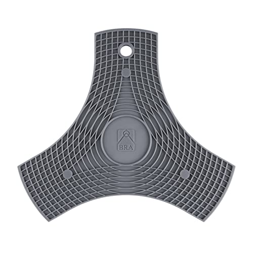 BRA Safe Salvamanteles, Silicona, Gris, 2 unidades