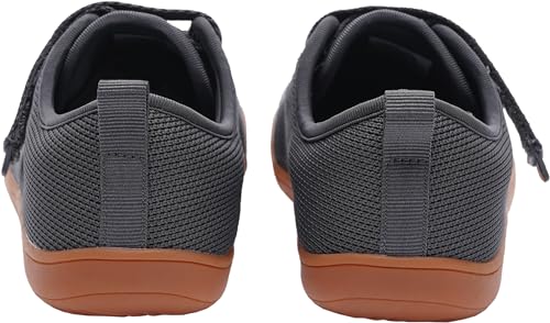 Image of WHITIN Little /Big Kid Barefoot Shoes | Boys /Girls Lace-up Minimalist Sneakers | Wide Toe Box | Natural Flexible Fit