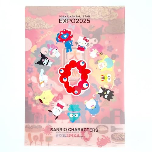 Amazon | EXPO2025 サンリオキャラクターズ A4クリアファイル ピンク雲