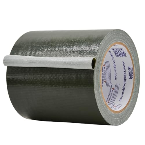 Image of MAT Duct Tape Olive Drab Industrial Grade, 5 inch x 60 ft. Waterproof, UV Resistant for Crafts, Home Improvement, Repairs, & Projects