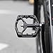 ROCKBROS Mountain Bike Pedals Flat MTB Pedals Nylon Fiber Bicycle Platform Pedals for Road Mountain BMX MTB Bikes Black