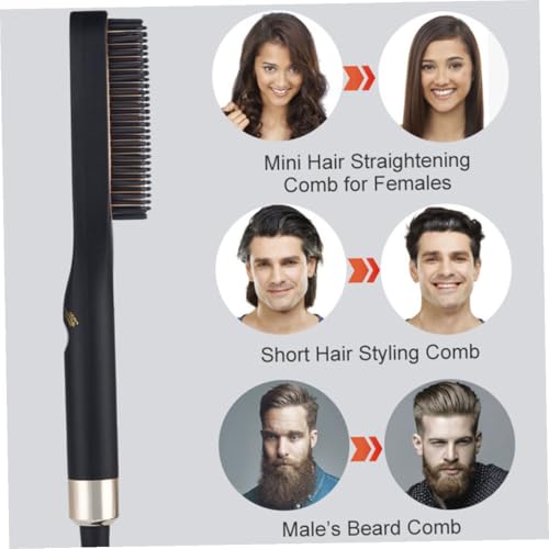 Cepillo eléctrico alisador para barba y cabello corto miniatura 6