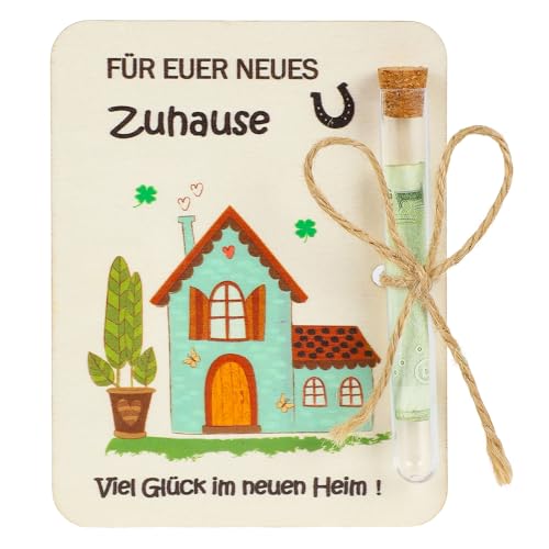 Einweihungsgeschenk Haus, Seutgjie Einzugsgeschenke Wohnung für Freunde Familie Kollegen Arbeitskollegen Geldgeschenk Verpackung mit Reagenzglas für Geld
