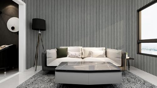 Image of Peel and Stick Wood Grating Stripe Wallpaper Self Adhesive Faux Wood Contact Paper PVC Vinyl Waterproof Removable Wall Paper for Home Decor (45x300cm, Wood D)
