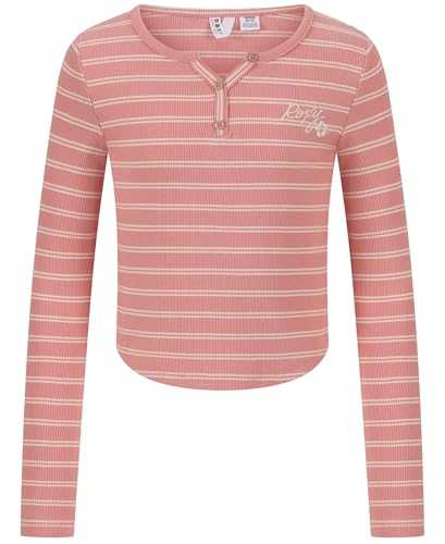 Roxy Girls' Long Sleeve Scoop Neck Henley Top