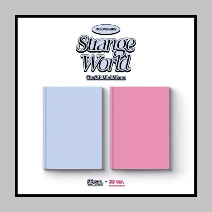 Album CD HA SUNGWOON Strange World avec poster et photo card de collection