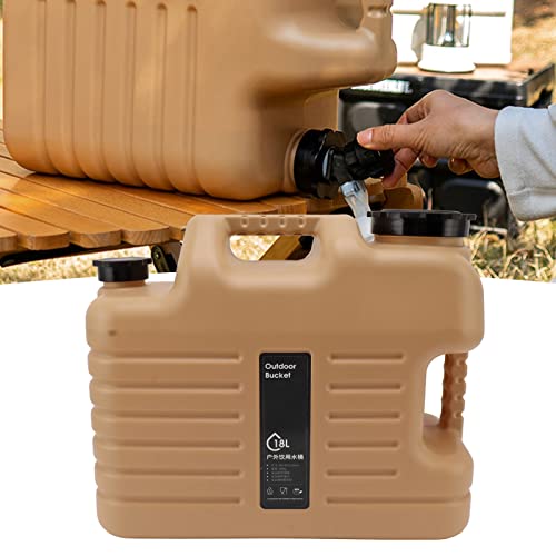 Balde de Armazenamento de 18 L, Balde de água Portátil Com Válvula de Saída e Tampa de Vedação para