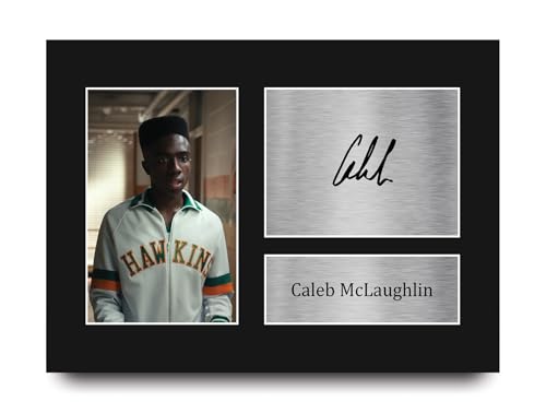 HWC Trading Caleb McLaughlin V2 Strange Hawkins Thing Geschenke Gedrucktes Signiertes Autogramm Foto für Fans von Fernsehshows - A4 für 19,99 EUR bei amazon.de Bild: HWC Trading Caleb McLaughlin V2 Strange Hawkins Thing Geschenke Gedrucktes Signiertes Autogramm Foto für Fans von Fernsehshows - A4 für 19,99 EUR bei amazon.de