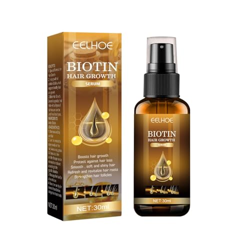 Biotin Shampoo,Biotin Premium Hair Growth Conditioner,Biotin Roll-On Oil,Biotin Fast-growing Hair Essential Oil for Hair Loss,Thin Hair,Hydrating & Nourishing (Biotin Hair Loss Spray)