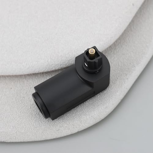 2 adaptadores TosLink ópticos en ángulo 90 grados miniatura 7
