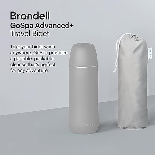 Brondell GS-85GRA GoSpa Advanced+ Bidê de viagem, cinza