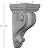 Ekena Millwork COR06X07X13DE 6-Inch W x 7-Inch D x 13 1/4-Inch H Devon Corbel