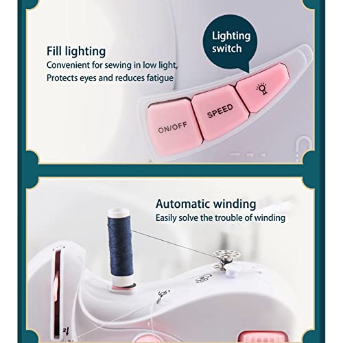 BAMFY Naaimachine, Kleine Zomen In De Hand Gehouden Draagbare Naaimachine Snel Repareren En Steek Ambachten - Image 7