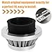 QAZAKY 42mm 43mm 44mm Filter for 33cc 43cc 47cc 49cc 50cc 52cc Minimoto 2-stroke Engine ATV Quad Scooter Go Kart Moped Pit Dirt Mini Pocket Bike Chopper China X1 X2 X3 X6 X7 X8