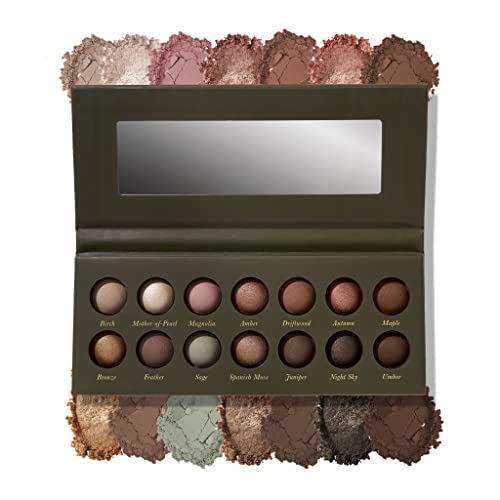 The Delectables 14 Multi-Finish Baked Eyeshadows - Long-Lasting Eyeshadows for Everyday (01 Earthy Essentials)