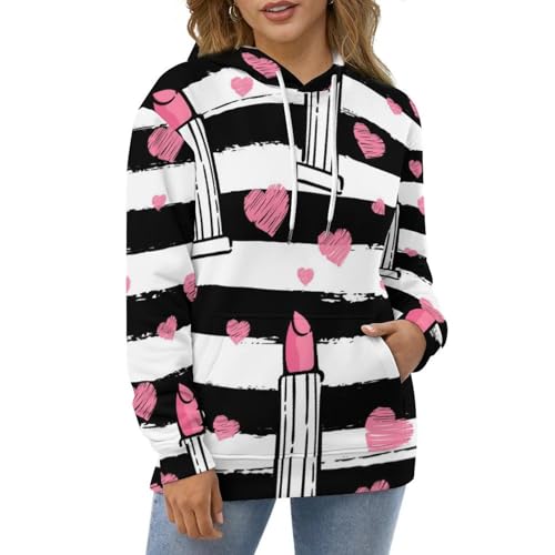 Sweatshirt à capuche manche longue pull rouge finitions S - 5