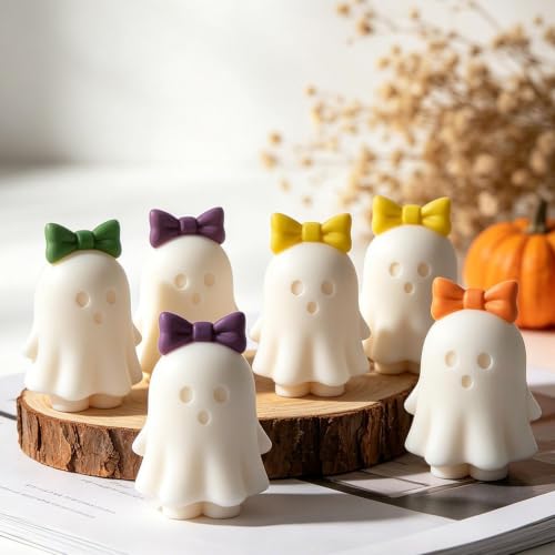 Moldes de silicona para velas de Halloween de 3 unidades para decoración de salones y dormitorios 4