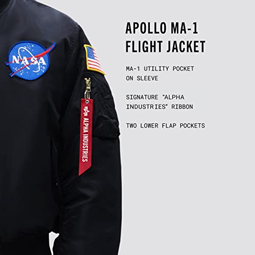 Alpha Industries MA-1 Vf Nasa Bomber Jacket Per Uomo Black - 3