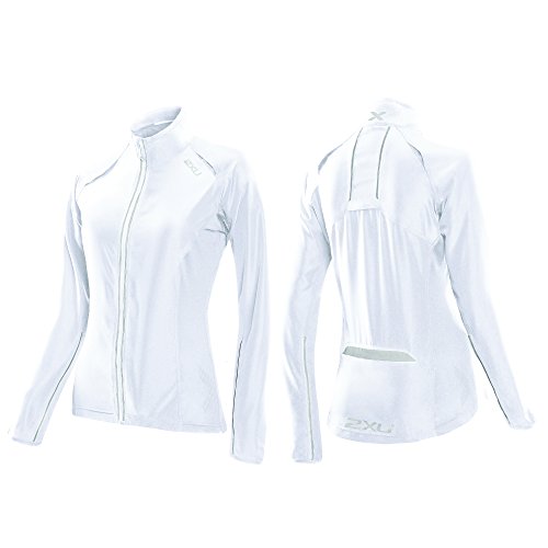 2XU Women's Intensity Run Jacket, White, X-Large