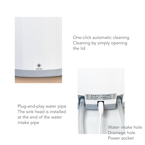 Portable Mini Dishwasher,Countertop Dishwasher,Automatic Tea Cup Cleaner,USB Dishwasher Compact Portable Countertop Dishwashers Tea Stain Remover for Office Home