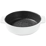 THE ROCK by Starfrit T034392 8-Inch Round Ovenware, One Size, White