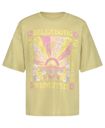 Image of Billabong Girls' Premium Short Sleeve Oversized Fit Graphic T-Shirt
