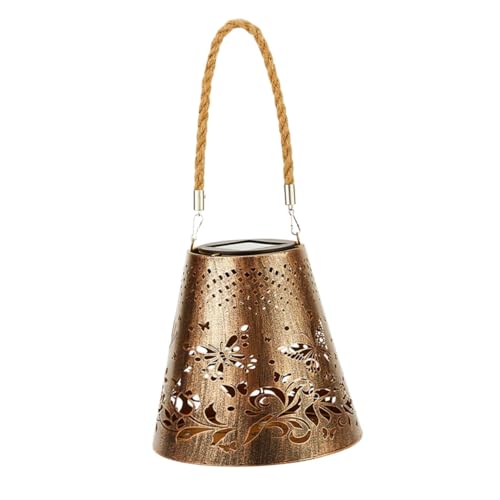 Lampe extérieure solaire UPKOCH suspension décorative de jardin lanterne étanche pour terrasse