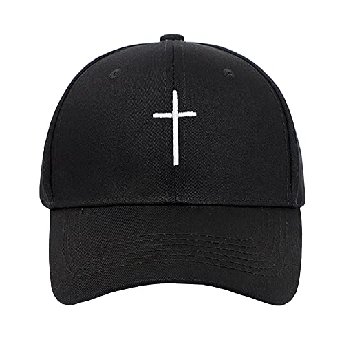 Gorra ajustable baseball bordado cruz algodón