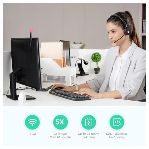 Yealink WH62 Schnurloses DECT-Headset