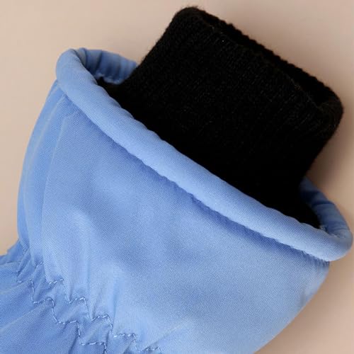 Luvas de esqui femininas – Luvas de esqui de neve luvas de snowboard à prova d'água, à prova de ven