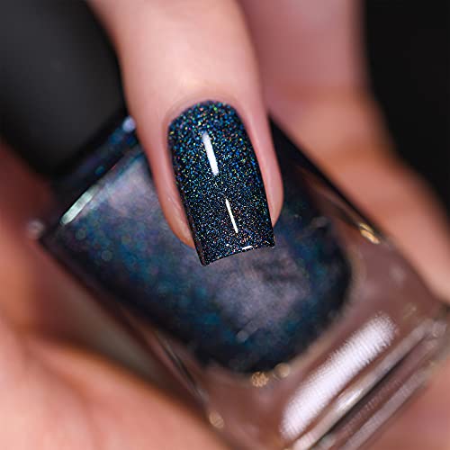 Image of ILNP Skyline - Midnight Sapphire Blue Ultra Holo Nail Polish