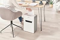 Leitz IQ 10X Premium Protect Aktenvernichter P4, Partikelschnitt, 11-10 Blatt (70-80g/m²), Super leise, kompakt & sauber, TÜV+GS zertifiziert, 18L Behälter, für Büro & Home Office, Weiß, 80920000 – Ansicht 6