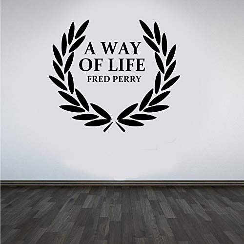 etiqueta de la pared decoración A Way Of Life fred perry para...