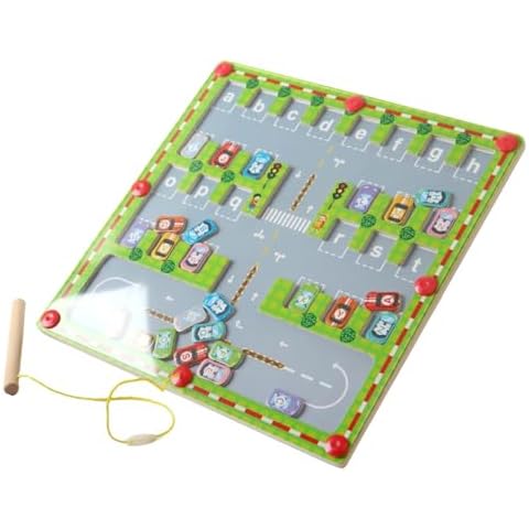 Magnet Alphabet Maze Car and Counting Puzzle Cover