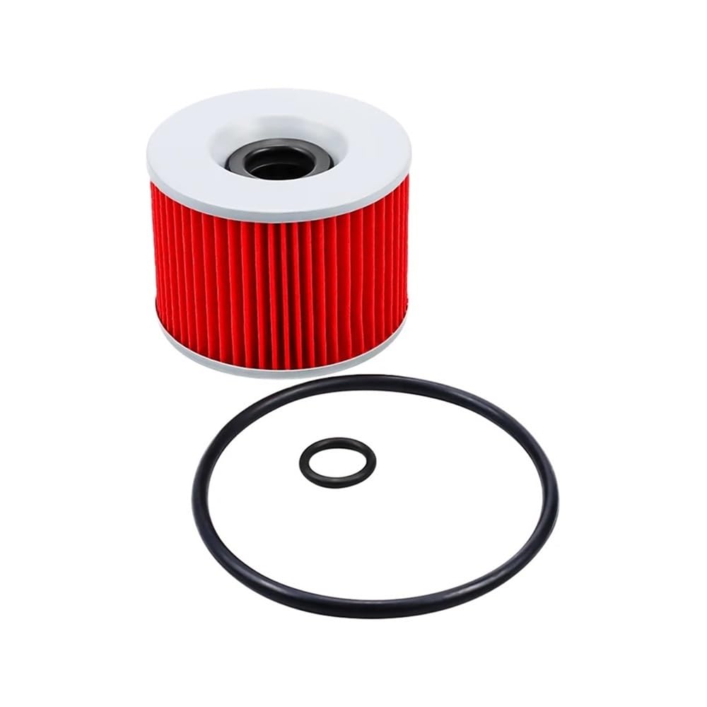 Filtro olio moto adatto for 350 500 900 1000 1100 1200 885 750(4pcs-red)