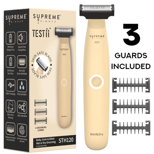 Image of Supreme Trimmer Testii Men's Body Groomer & Groin Hair Trimmer STH120