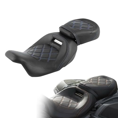 VELLOW Dossier De Siège À Deux Places pour Moto pour H&Arley CVO Road King FLHRSE5 2013 FLHRSE6 2014 Décoration