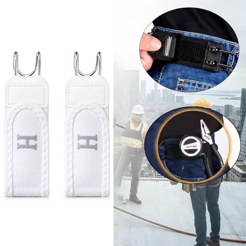 Image of Buckleless Belt for Men, Metal Hook Elastic Belt with Quick Adjustment, Ideal for Hiking and Outdoor Activities, Travel Friendly Compact Design