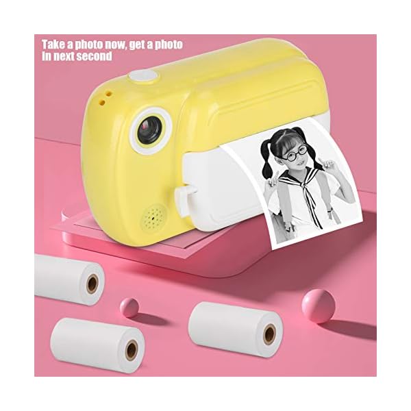 3,5-Zoll-Mini-Kinder-Digitalkamera, Kleine Thermodruckkamera FüR Kinder Mit Zwei Objektiven, Tintenfreies Drucken… – Bild 5