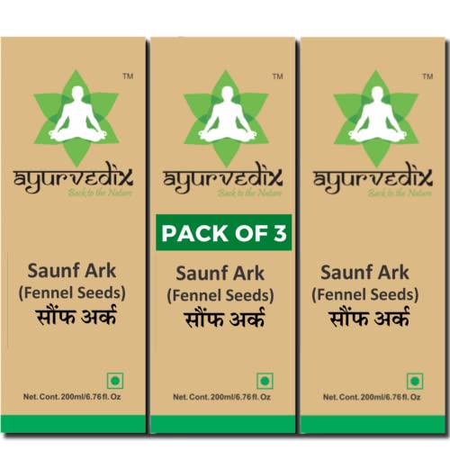Image of Saunf Ark 600 ml | Fennel Seed (Saunf) Hydrosol | Supports Digestion, Fresh Breath & Daily Wellness | Natural Antioxidant Herbal Tonic | Ayurvedic Liquid | FSSAI Certified