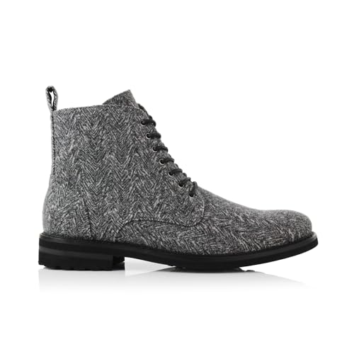 Image of Polar Fox Men's Ankle Dress Boots | Lace-up Casual Fashion Boot Collection | Cap Toe & Plain Toe Styles |