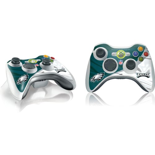 Skinit Decal Gaming Skin Compatible with Xbox 360 Wireless Controller - Officially Licensed NFL Philadelphia Eagles Design