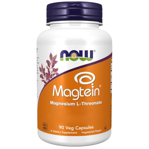 Now Foods Magtein 90 Vegan Capsules Laboratory Tested Gluten Free Soy Free GMO Free