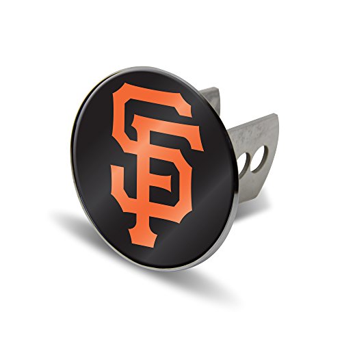 Rico MLB San Francisco Giants Laser Cut Metal Hitch Cover, Large, Silver