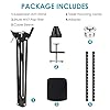YOUSHARES MV7 Mic Boom Arm Stand with Pop Filter - Heavy duty Microphone Stand Foam Mic Covers Windscreen Compatible with Shure MV7 Microphone #5