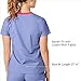 WonderWink Women's Wonderflex Verity Scrub Top, Ceil Blue, Medium