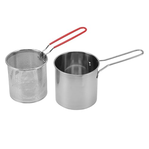 Olla freidora con diseño de menos aceite y cesta escurridora de patatas fritas 4