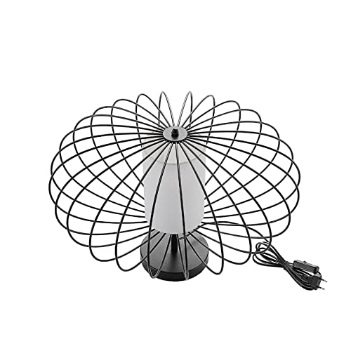 Lindby Lampe à poser Korbinian (Moderne) en Noir Métal e. a. pour Salon & Salle manger (1 lampe,à E27) Cover