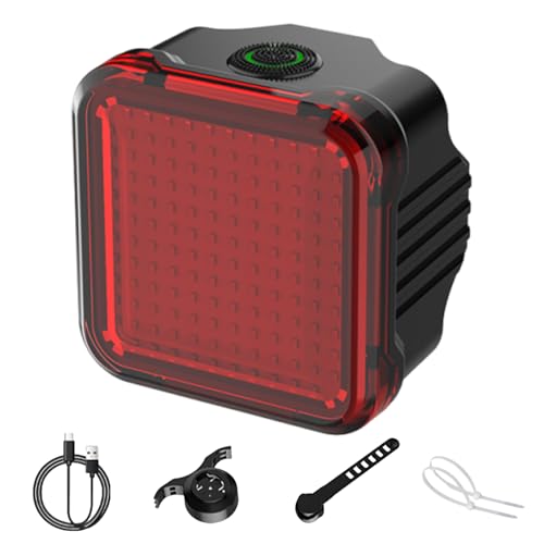 Luz Trasera para Bicicleta | Luz de Señalización Trasera para Ciclismo | Lámpara LED Alerta Multifunción a Prueba de Golpes para Ciclismo en Carretera, Noche y Senderos Montañosos